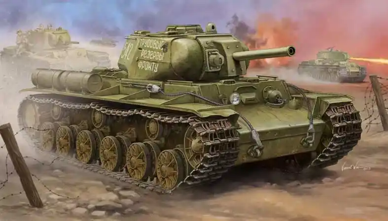 Trumpeter Soviet KV-8S Heavy Tank harckocsi makett Vedd meg online