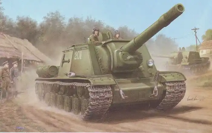 Akció Trumpeter Soviet SU-152 Tank - Late önjáró löveg / páncélvadász makett