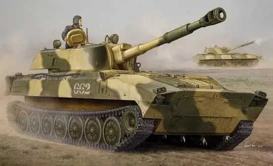 Legkelendőbb Trumpeter Russian 2S1 Self-propelled Howitzer önjáró löveg / páncélvadász makett