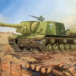 Zvezda Self Propelled Gun ISU-152 makett Kiárusítás