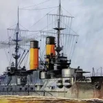 Outlet Zvezda Russian Battleship Borodino makett