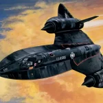 Olcsó Italeri SR-71 BLACK BIRD makett