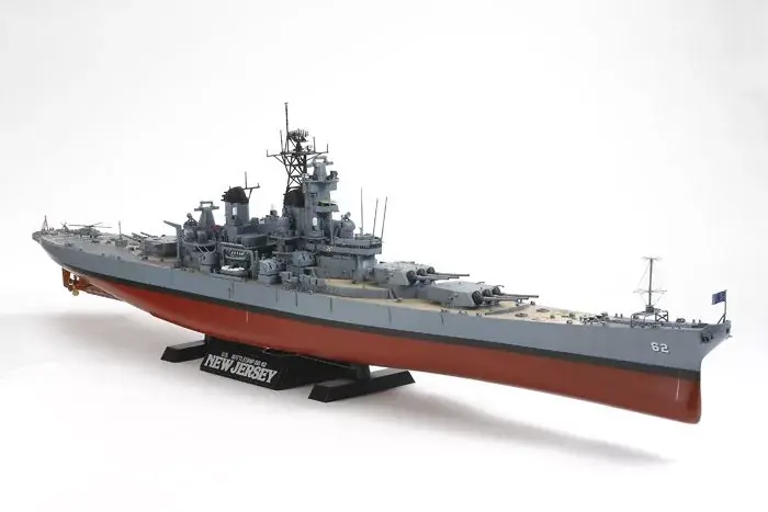 Árcsökkenés Tamiya US Battleship BB-62 New Jersey csatahajó makett