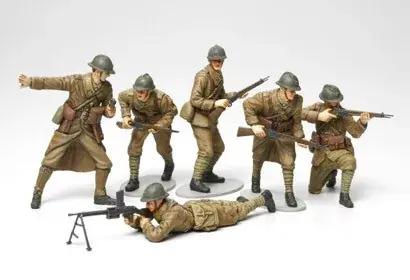 Tamiya French Infantry Set katonai figura készlet Különleges ajánlat