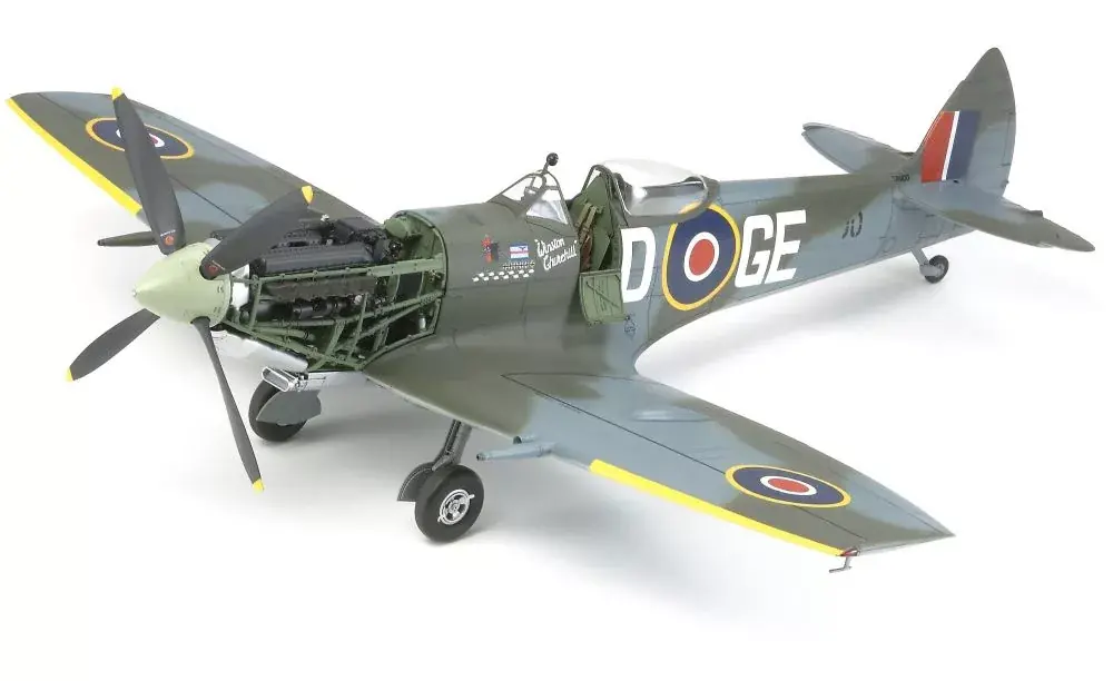 Biztonságos fizetés Tamiya Supermarine Spitfire Mk.XVIe repülőgép makett