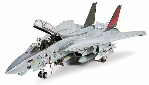 Népszerű Tamiya F-14A Tomcat Black Knights repülőgép makett
