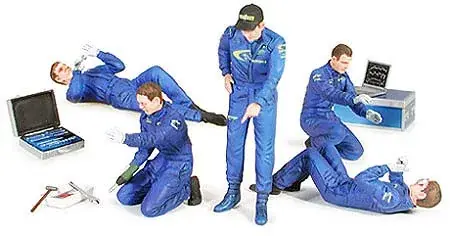 Akció Tamiya Rally Mechanics Set figura készlet