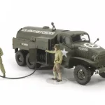 Tamiya US Airfield Fuel Truck katonai jármű makett Azonnal elérhető