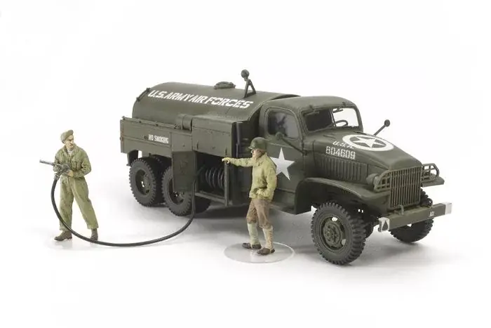 Tamiya US Airfield Fuel Truck katonai jármű makett Azonnal elérhető
