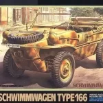Tamiya German Schwimmwagen Type 166 katonai jármű makett Különleges ajánlat