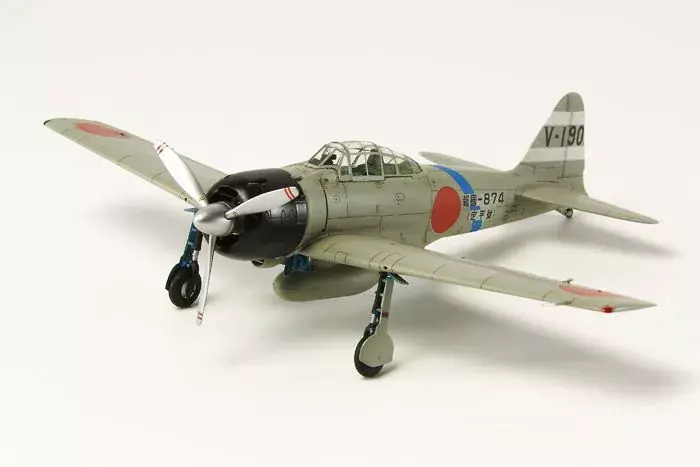 Tamiya Mitsubishi A6M3 (Hamp) repülőgép makett Csak ma