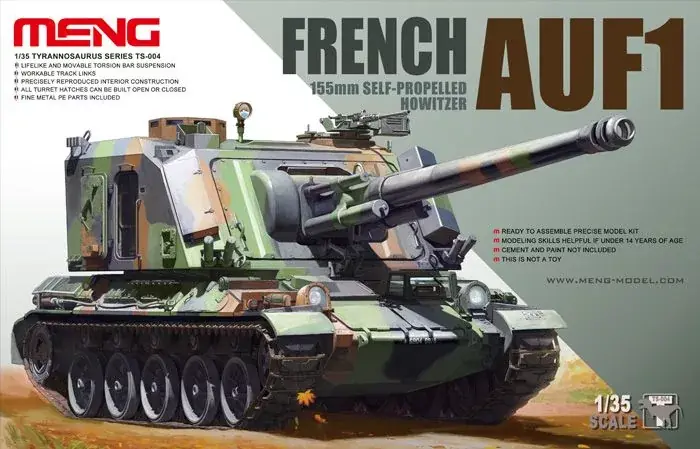 Outlet Meng Model French AUF1 155mm Self-propelled Howitzer makett