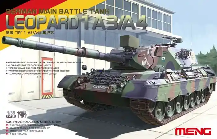 Meng Model German Leopard 1 A3/A4 MBT makett Nézd meg most