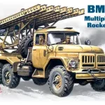 Azonnali szállítás ICM BM-13-16 Mutiple Launch Rocket System makett