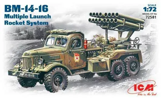 Végkiárusítás ICM BM-14-16 Katyusha rocket launcher makett