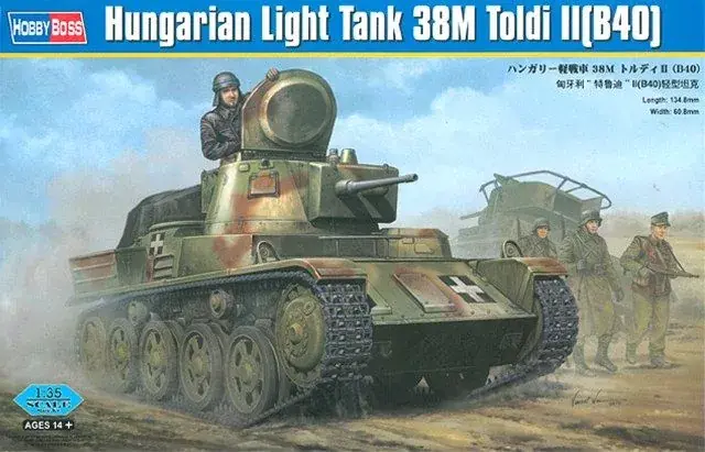 Legjobb ár Hobby Boss Hungarian Light Tank 38M Toldi II (B40) makett