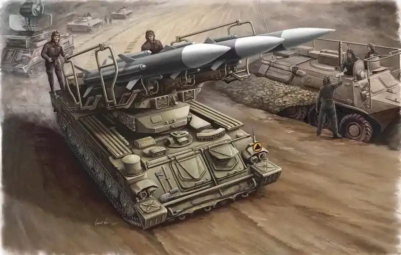 Akciós ár Trumpeter Russian SAM-6 Antiaircraft Missile rakéta- / légvédelmi rendszer makett