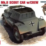 MiniArt Dingo MkII Scout Car With Crew makett Azonnal elérhető