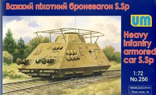 Azonnal elérhető Unimodels Heavy infantry armored car S.Sp makett