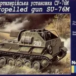 Vedd meg online Unimodels SU-76M Self-propelled gun makett