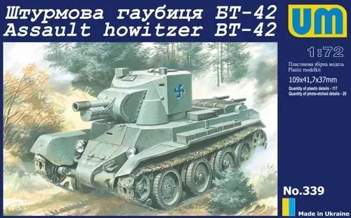 Legnépszerűbb Unimodels BT-42 Finnish assault howitzer(Re-relese makett