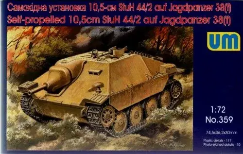 Unimodels Self-propelled 10,5cm StuH-44/2 auf Jagdpanzer makett Legjobb ár