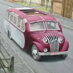 Roden Opel Blitzbus "Straßenzepp Essen" makett Akciós ár