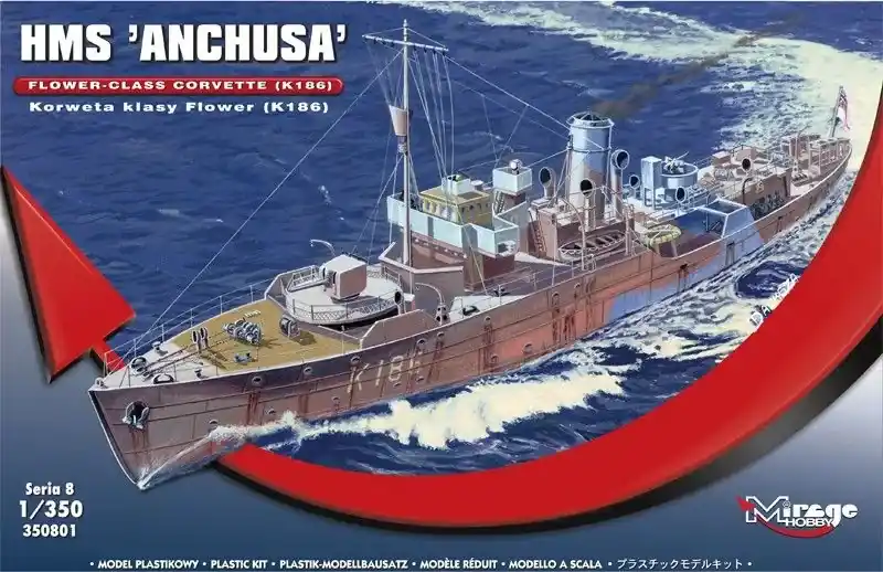 Mirage HMS "Anchusa" Flower-Class Corvette K186 makett Vedd meg online