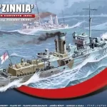 Mirage HMS "Zinnia" Flower-Class Corvette K98 makett Gyors kiszállítás