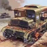 Gyors kiszállítás Mirage C7P Artillery/Recovery Tractor makett