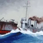 Ne maradj le Mirage Torpedoboot ORP Kaszub makett
