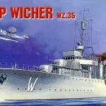 Kedvezményes ár Mirage Destroyer ORP Wicher 1935 makett
