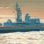 Akciós ár Mirage PSKR-219 Pauk I Guardship KGB makett