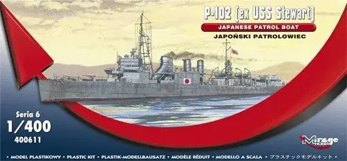 Bestseller Mirage P-102 (ex USS Steward) Jap. Patr. Boat makett