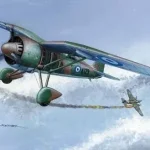 Mirage PZL P.24F Greek Fighter with 20mm Oerlikon makett Bestseller