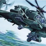 Biztonságos vásárlás Mirage McDonnell Douglas AH-64 A Apache makett