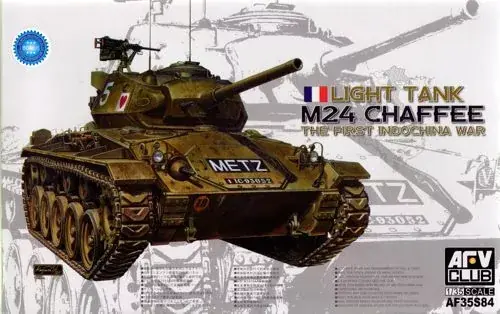 Gyors szállítás AFV Club M24 Chaffee Light Tank the First Indochi makett