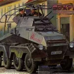 Csak ma AFV Club SD.KFZ.232 Schwere Panzerspähwagen 8 Rad makett