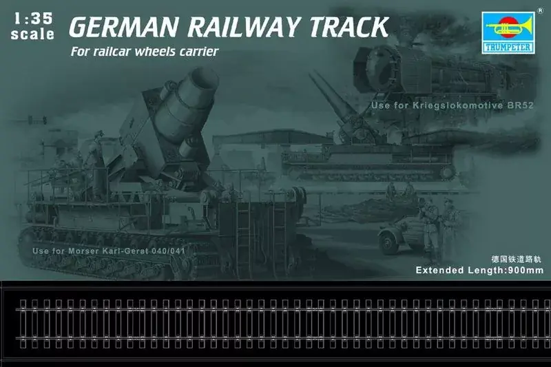 Trumpeter German Railway Track Set 1 35 vasúti makett Ajánlat