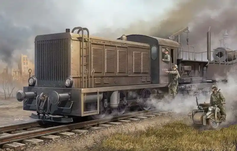 Trumpeter German WR 360 C12 Locomotive 1 35 vasúti makett Végkiárusítás