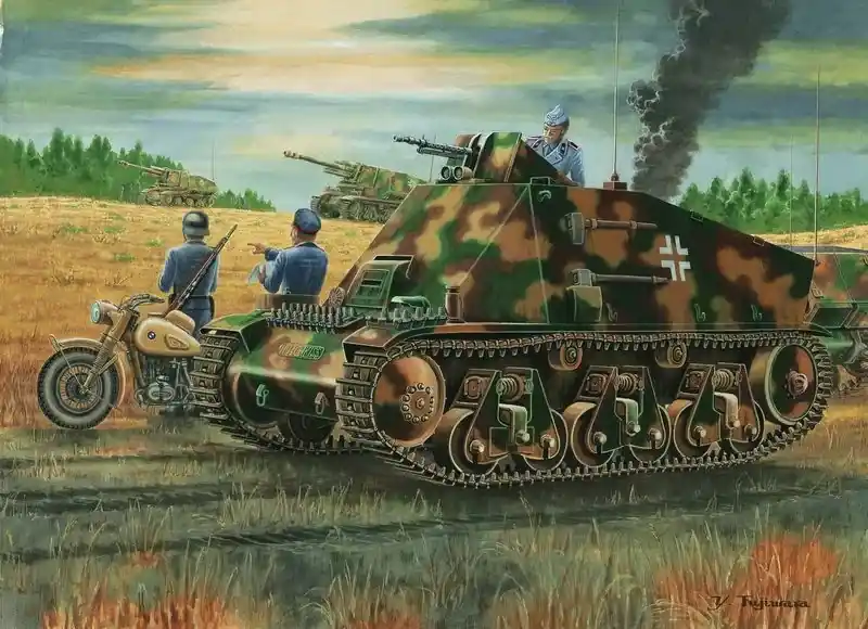 Biztonságos fizetés Trumpeter PzKpfw 38(H) Funk- u. Befehlswagen katonai jármű makett