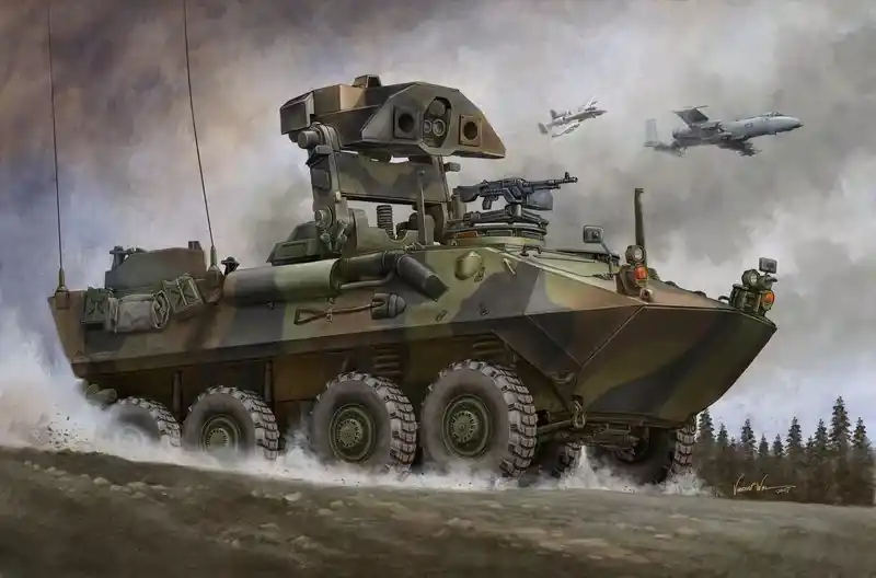 Trumpeter USMC LAV-AT Light Armored Vehicle Antitank páncélozott harcjármű makett Vedd meg most
