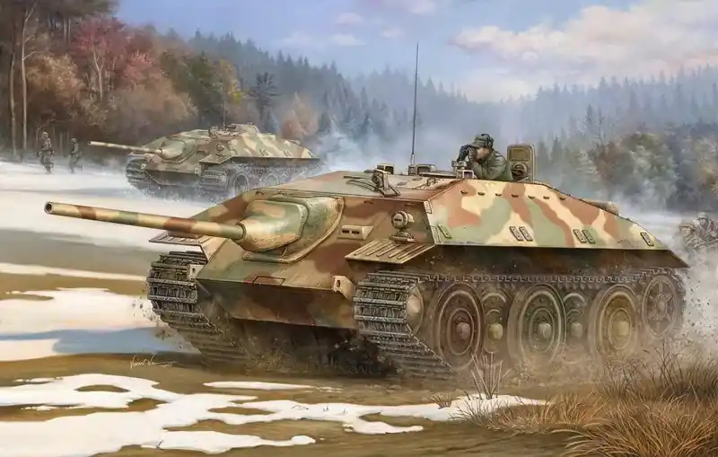 Trumpeter German E-25 Tank harcjármű makett Biztonságos fizetés