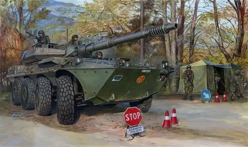 Gyors kiszállítás Trumpeter Italian B1 Centauro Late Version harcjármű makett