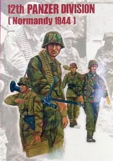 Trumpeter 12. Panzerdivision Normandie 1944 figura készlet Szuper akció