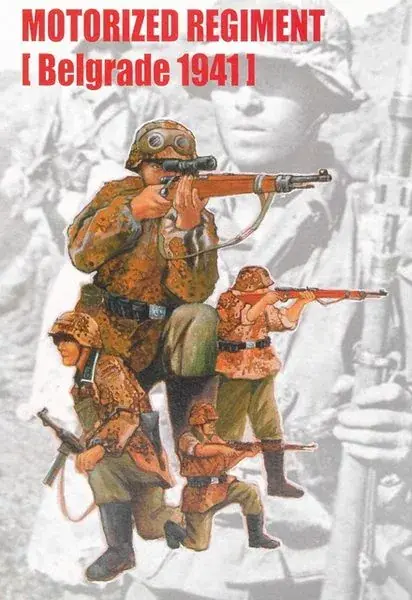 Trumpeter Motorisiertes Regiment Belgrad 1941 figura készlet Kiárusítás
