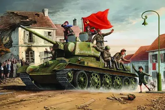 Trumpeter T-34/76 1943 harckocsi makett Legnépszerűbb