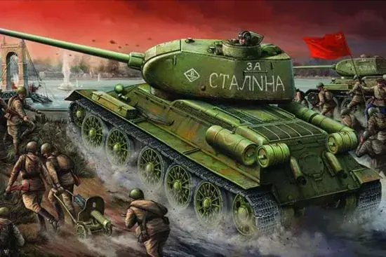 Rendeld meg most Trumpeter T-34/85 1944 Baunummer 174 harckocsi makett