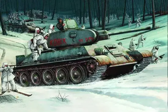Trumpeter T-34/76 Soviet Tank (1942) harckocsi makett Akciós ár