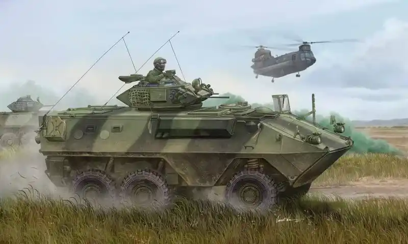 Trumpeter Canadian Grizzly 6x6 APC műanyag makett Ne maradj le